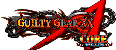 Guilty Gear XX Accent Core Plus title screen for Playstation 2